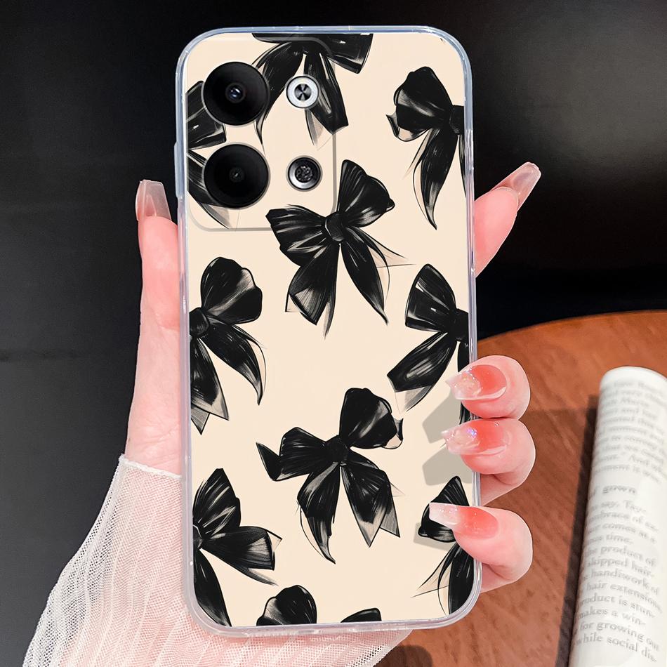 For Oppo Reno 9 Pro Plus 5G Phone Case Lovely Cartoon Soft TPU Transparent Silicone Lightweight Back Cover For Oppo Reno9 Funda