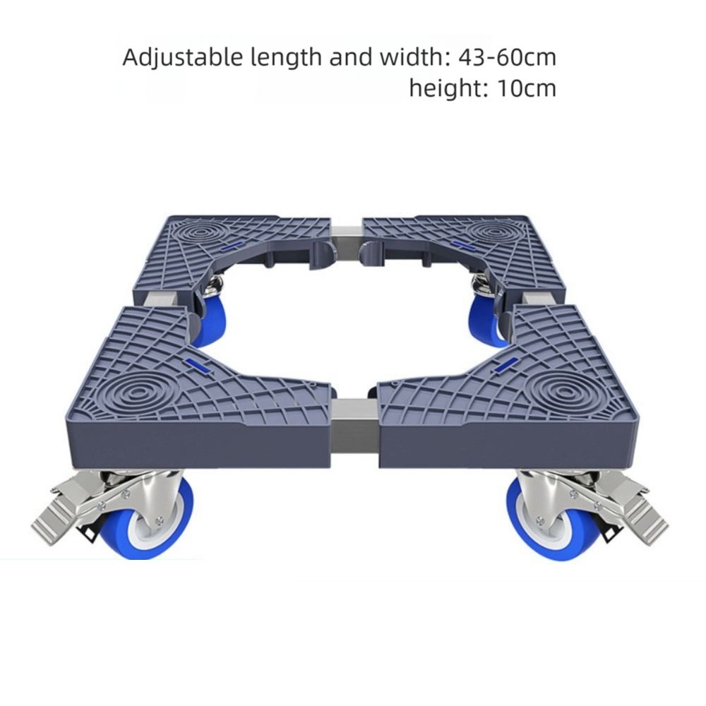 Multi-Functional Washing Machine Base Adjustable Load-Bearing Reinforcement Dryer Stand Refrigerator Lifting Base