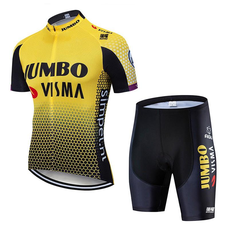 Men Women Cycling Jersey Short Sleeve Quick Dry Bike Shirt Road Sportswear