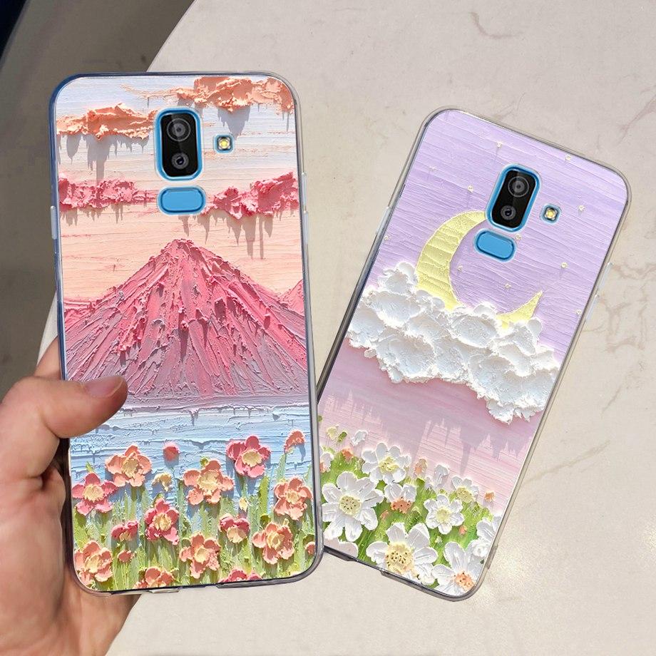 For Samsung Galaxy J8 2018 Silicone Soft Phone Case for Samsung J8 2018 J810F J810 Back Cover For Samsung J8 J 8 2018 Clear Capa