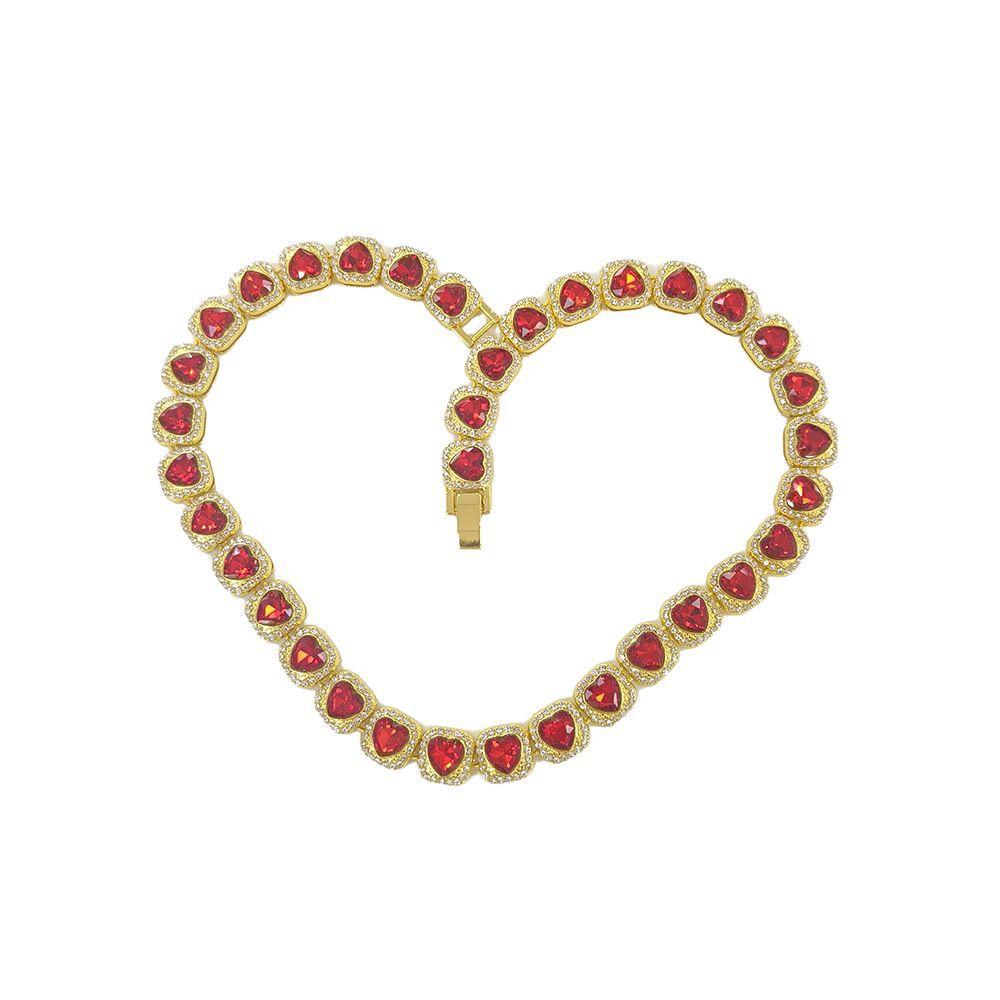 Love Rock Candy 12,5 mm kubanische Handkette, europäischer und amerikanischer Hip-Hop-Trend Herren-Accessoires