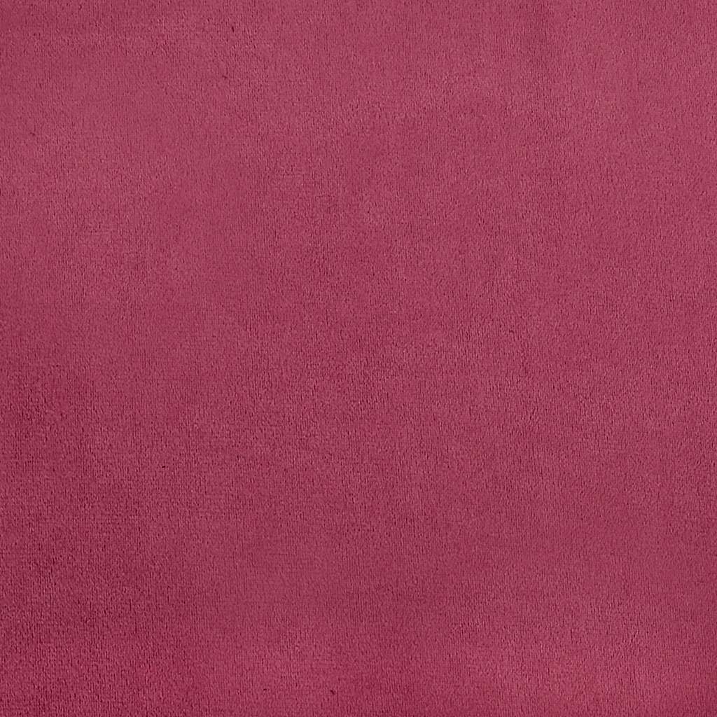 Vidaxl Rocking Armchair with Rubber Feet, Wine Red, Velvet