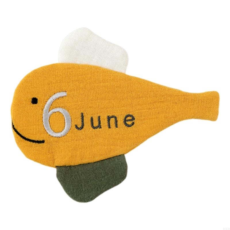 H3CD Милые куклы для фотосессии milestones младенцев, карточка для фотосъемки, реквизит для фотосессий первого года жизни новорожденных, запись роста младенца жёлтый