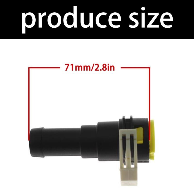 Automotive Cooling Hose Repair Fitting D65161240 B37F-61-240 for System Service with Clip Lock Coupling