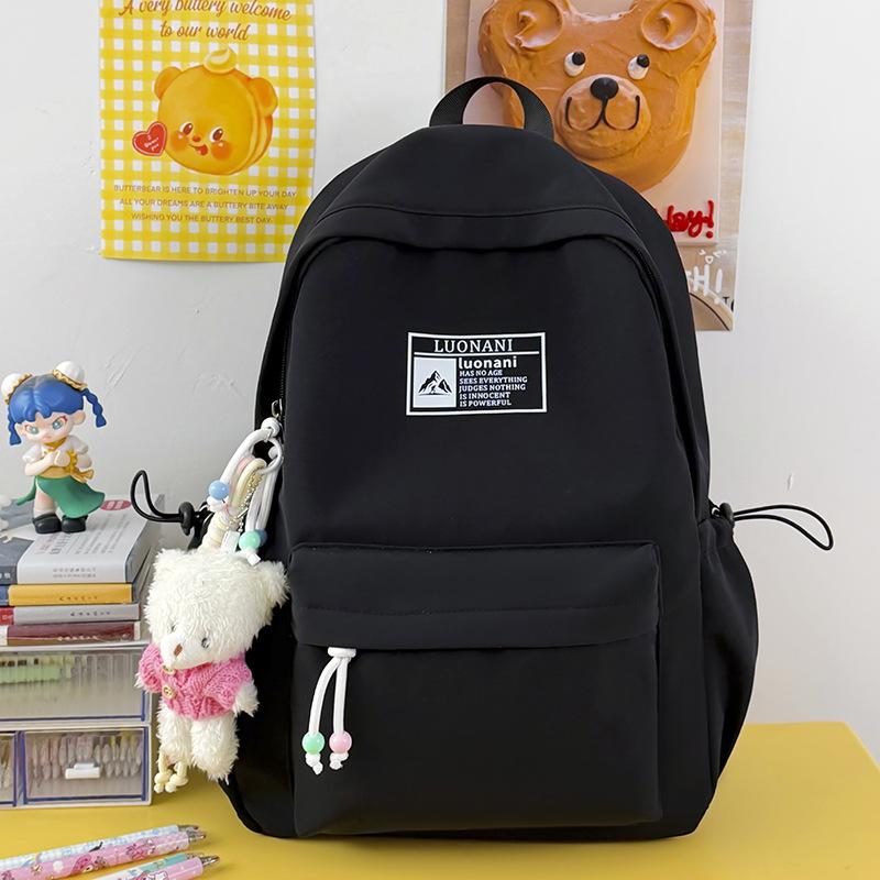 Schoolbag New Ins Backpack for Primary School Students Korean Middle and High School Students Lightweight Schoolbag for Women's Niche Versatile Trendy