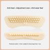 Adesivo per Tacco Protezione Tacco per Scarpe Cuscinetti Tacco Antiscivolo Inseri Tacco Antiscivolo Inserti Posteriori Scarpa in Silicone Cura del Piede per Donne Uomini