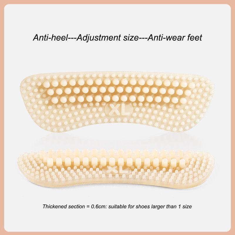 Adesivo per Tacco Protezione Tacco per Scarpe Cuscinetti Tacco Antiscivolo Inseri Tacco Antiscivolo Inserti Posteriori Scarpa in Silicone Cura del Piede per Donne Uomini
