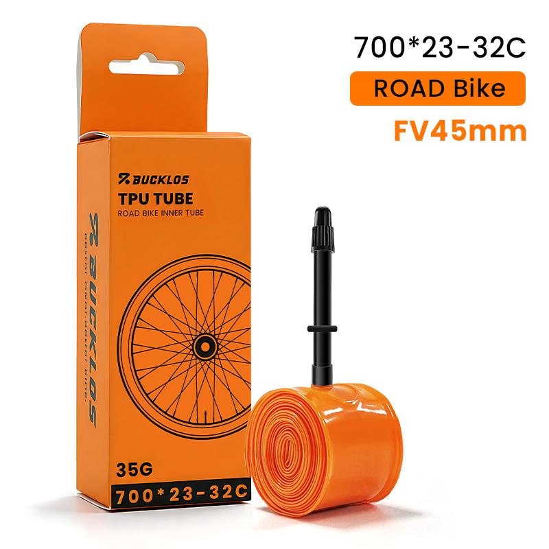 BUCKLOS TPU Bicycle Inner Tube 700C Bike Inner Tire Ultralight Cycling Tube for Road Gravel Bike Durable Bicycle Tpu Tubes Parts