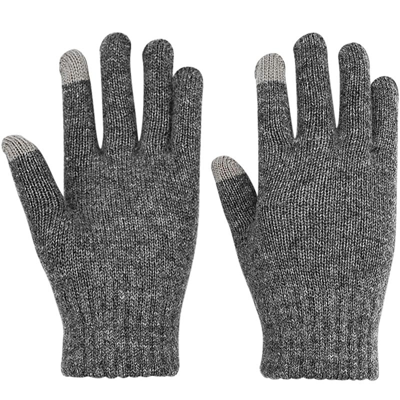 

Anseire Warm Touchscreen Wool Knit Gloves