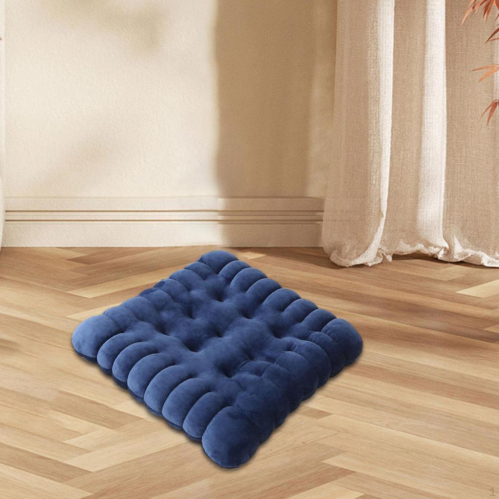 Biscuit Design Cushion Floor Pad for Living Room And Meditation