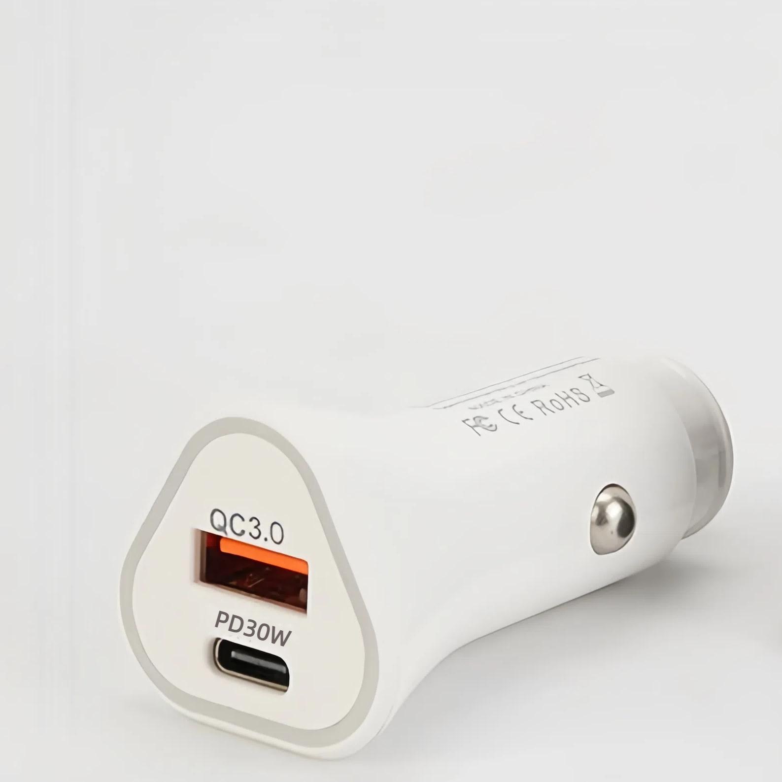 

66W Dual-Port Super Fast PD Car Charger and Converter
