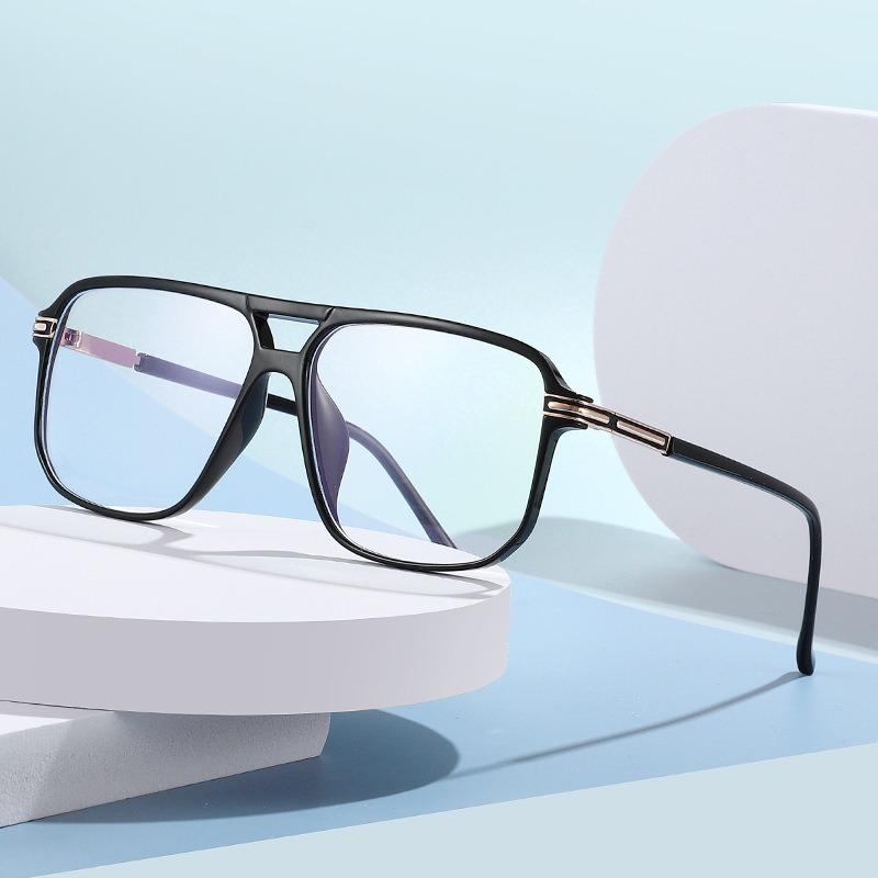 TR90 Men And Women Retro Reading Glasses Double Anti Blue Light Computer Mirror Reading And Playing Games Eye Glasses Protection