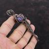 Charoite Pendant Copper Wire Wrapped Pendant Handmade Amazing Pendant Gemstone Jewelry For Gift Antique Copper Jewelry Wire Wrapping Pendant