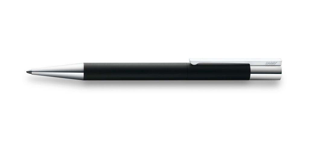 Lamy Scala Black Ballpoint Pen A simple ballpoint pen with a sturdy body and a glossy painted finish Includes a M 16 lead - all-metal - high-capacity