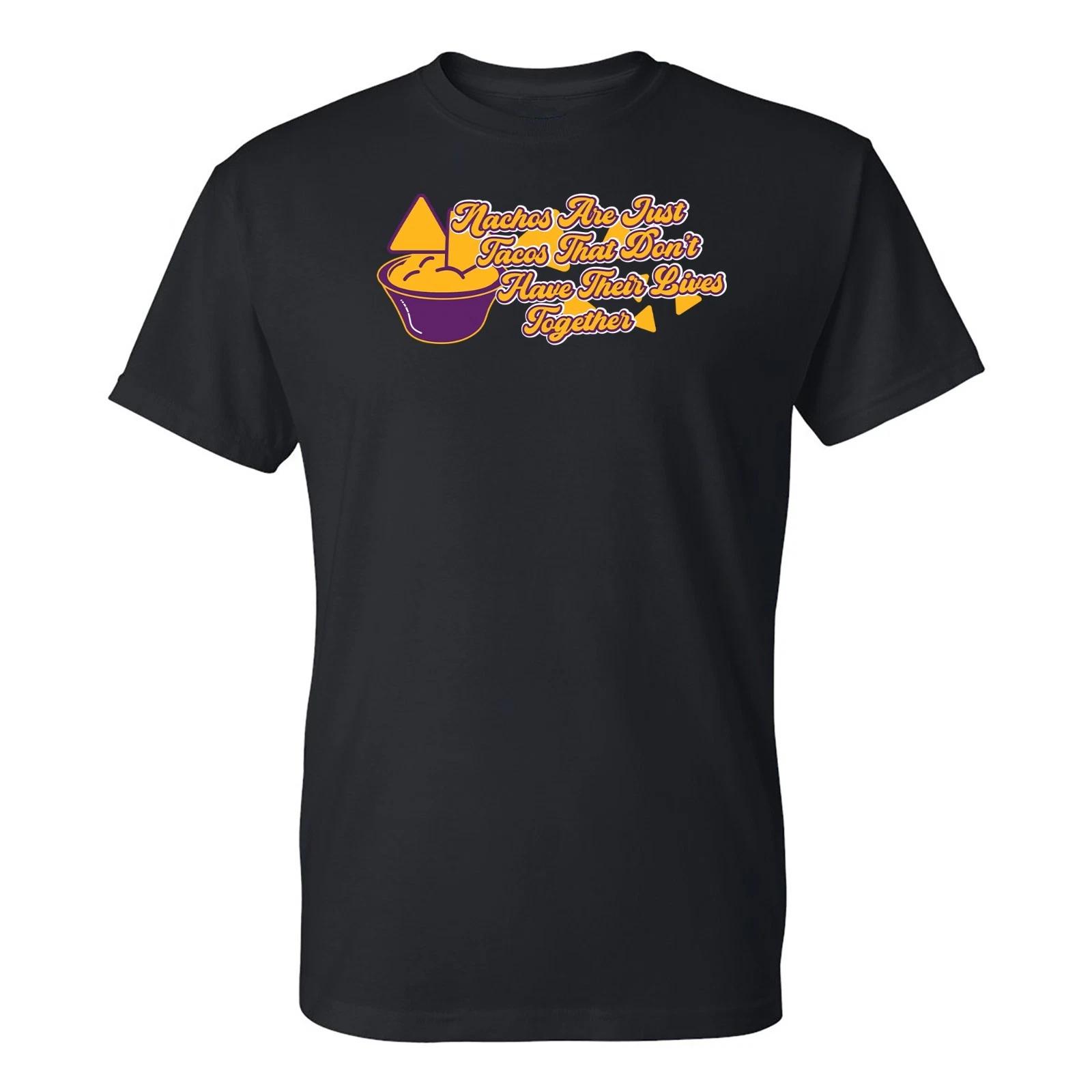 UGP Campus Apparel Nachos Are Just Tacos - Funny Mexican Foodie T-Shirt 3XL