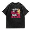 K Drama Pozastavil jsem svou korejštinu, abych byl tady Kdrama Tričko vintage Prané móda Univerzální Mírně Unisex designové oblečení