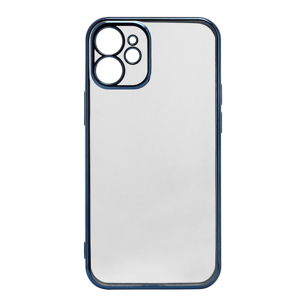 SULADA Mobile Phone Covers Electroplating TPU Full Body Phone Case for iPhone 12Mini Blue
