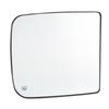 Car Upper Rearview Mirror Glass with Heating Clear Replacement for Dodge RAM 1500 2010‑2018 Right 68067726AA