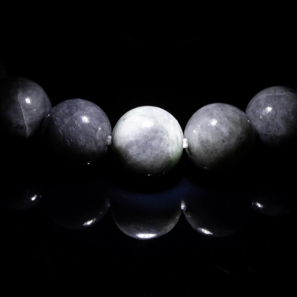 16cm Itoigawa Natural Jadeite Japanese National Jomon Power Stone Jadeite Workshop Special Paulownia Wood Quality Guarantee ABR0889 (10mm beads, size)