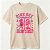 Pink Out Tackle Breast Cancer Tshirt Pink Out Football Shirt Pink Out Breast Cancer Awareness Tops Tackle Cancer Cotton Tee Tops