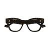 Gucci optical glasses [Available Prescriptions] Turtle 006 (tortoiseshell frame/transparent lens) 50-18-145 Dust bag + glasses case (random color)
