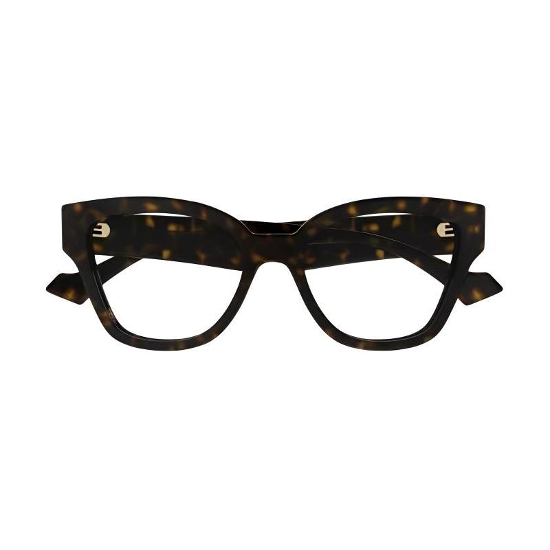 Gucci optical glasses [Available Prescriptions] Turtle 006 (tortoiseshell frame/transparent lens) 50-18-145 Dust bag + glasses case (random color)