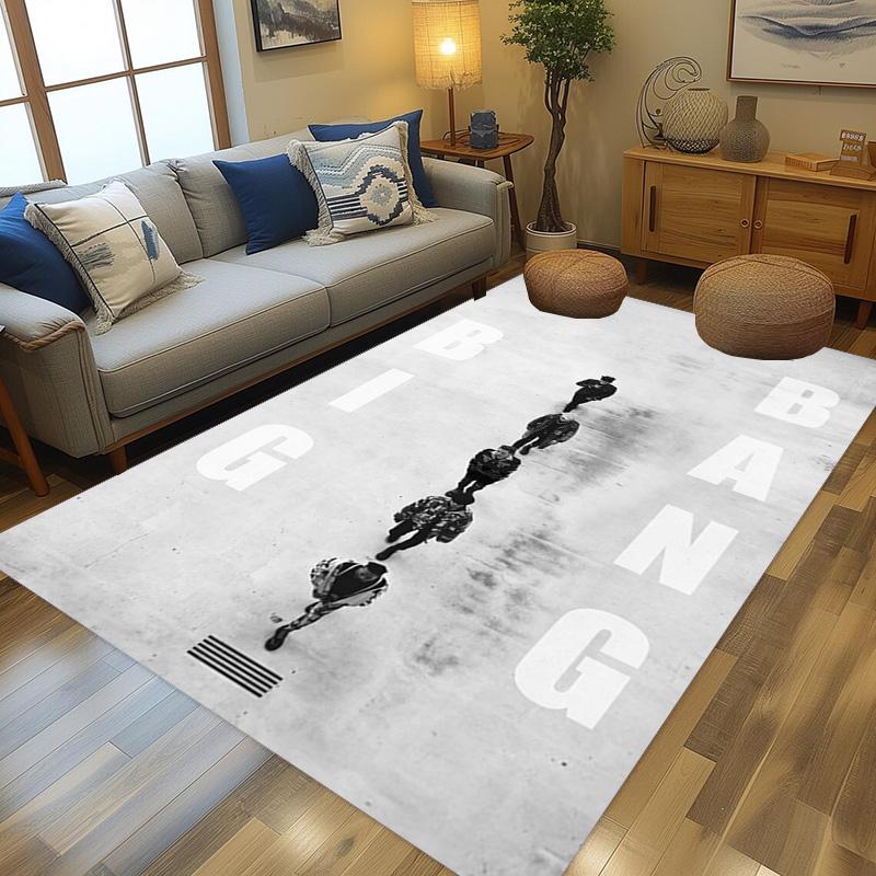 Bold Design: Big Bang Symbolism Carpet Floor Mats Living Room and Bedroom Mats Protective Pad Fashion Room