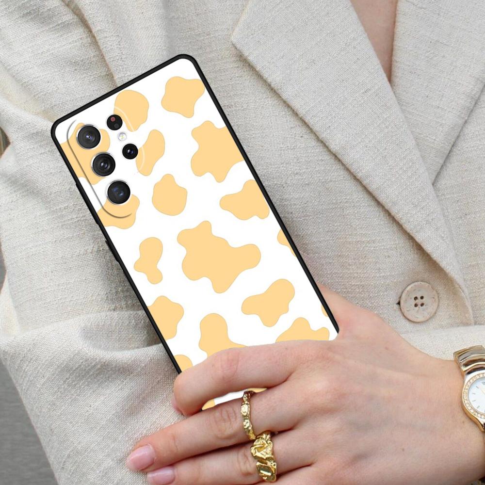Kuhmuster Handyhülle für Samsung Galaxy S26 Ultra S25 S24 S23 S22 S21 S20 Note10 Hülle