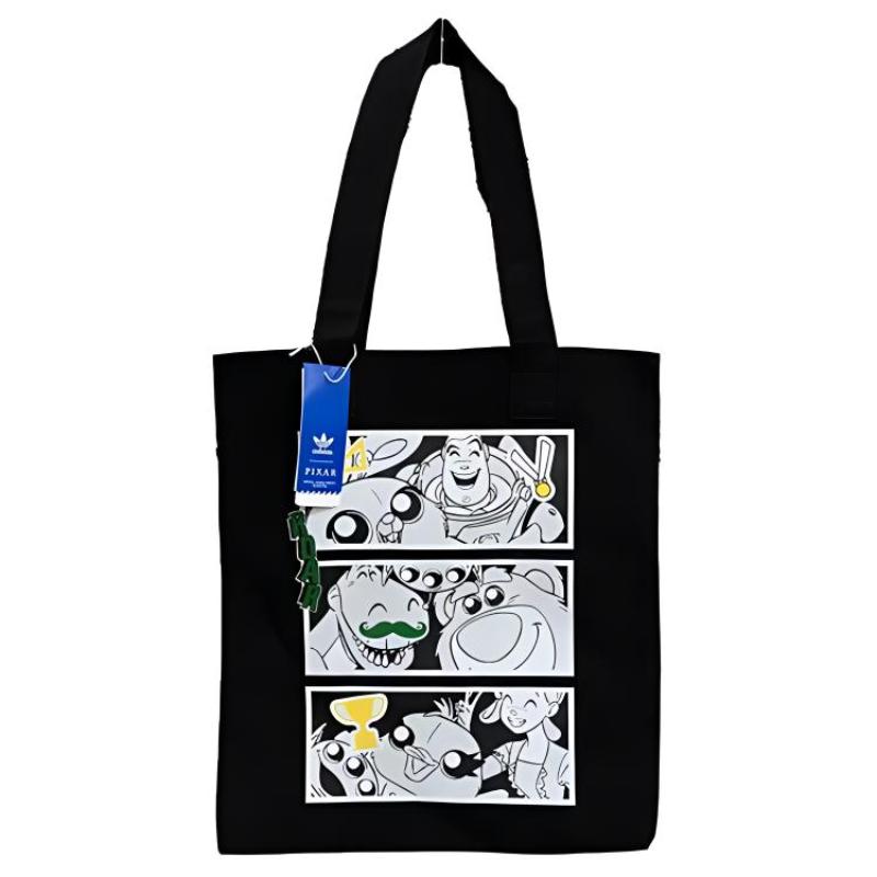 Adidas Originals X PIXAR ANIME Disney Pixar Kollaboration Baumwoll-Umhängetasche Unisex Schwarz Adidas HE3084