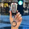 Car Sticker New Style Car Key Case Cover Holder Shell Fob For Mercedes Benz A C E S G Class GLC CLE CLA GLB GLS W177 W205 W213 W