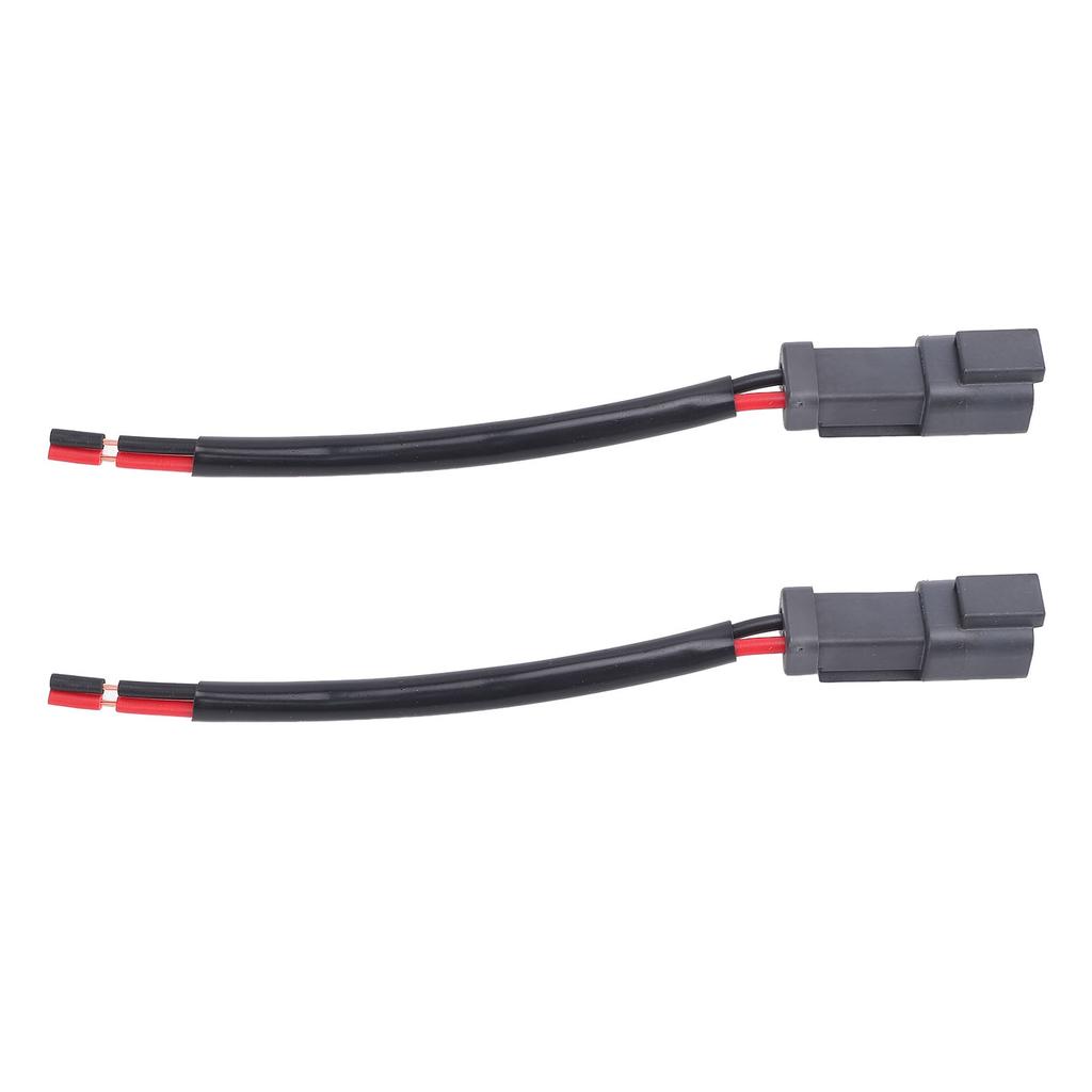 1 Pair 2 Pin DT Connectors Rubber Copper Waterproofing DT Electrical Wire Connector Wiring Harness for Car Trucks Boats