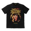 Carton King Diamond Band Fatal Portrait Koszulka Heavy Metal Gruba Koszulka Bawełniana Męska i Damska Casualowy Nadruk Krótki Rękaw