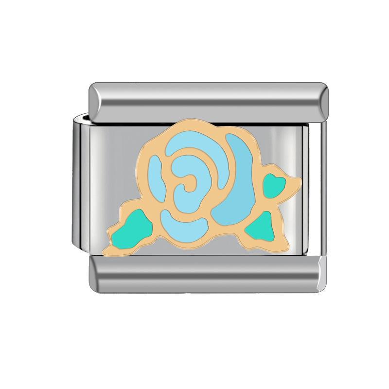 9mm DIY taliansky náramok z nehrdzavejúcej ocele pre ženy