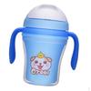 Baby Learning Training Bottle Feeding Water Drinking Straw Handle School Cup