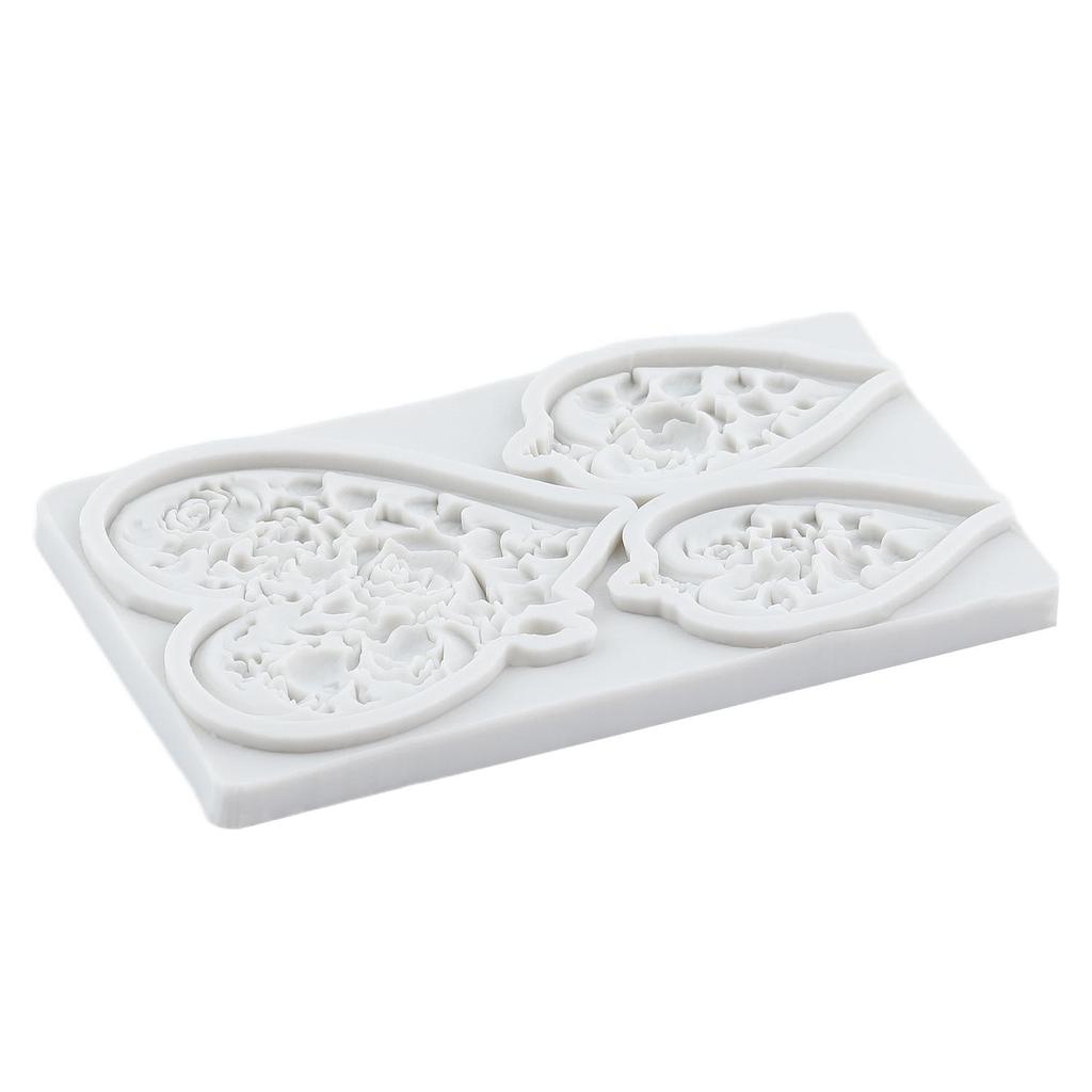 Heart Silicone Molds Rose Flower Fondant Mold Cake Decorating Tools Cupcake Topper Candy Chocolate Gumpaste Mold