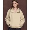 Wudao Color-Block Fleece-Lined Half-Zip Hoodie