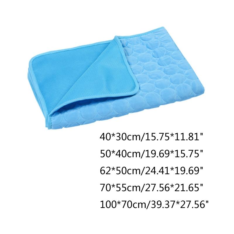 Cooling Mat for Dogs Pet Summer Sleeping Pads No Need to Freeze or Refrigerate Easy to Clean for Indoors Outdoors Use