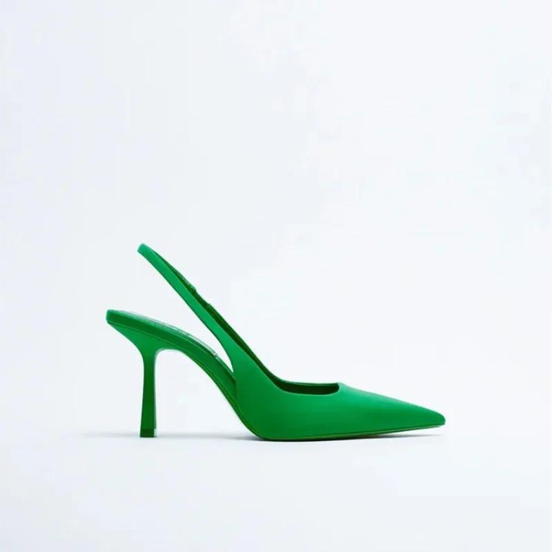Fashion 2024 New Autumn Women's Shoes Fashion Women's Pumps Pointed Toe High Heels Shallow Women's Sandals Shoes for Women Zapatos Mujer
