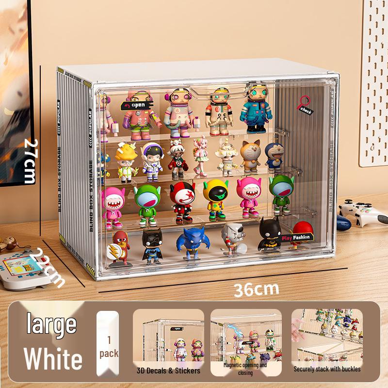 Acryl-Display-Ständer mit großer Kapazität und mehreren Ebenen: Staubdichte Blind Box & Figurenschrank