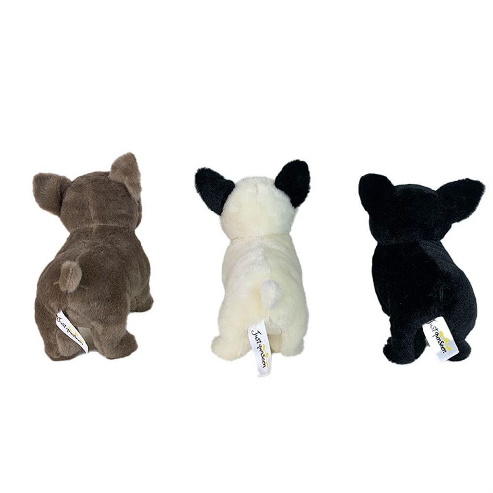 Simulation Dog Stuffed Animal Stuffed Dogs French Bulldog Plush Kawaii Plushies   Kids Toy