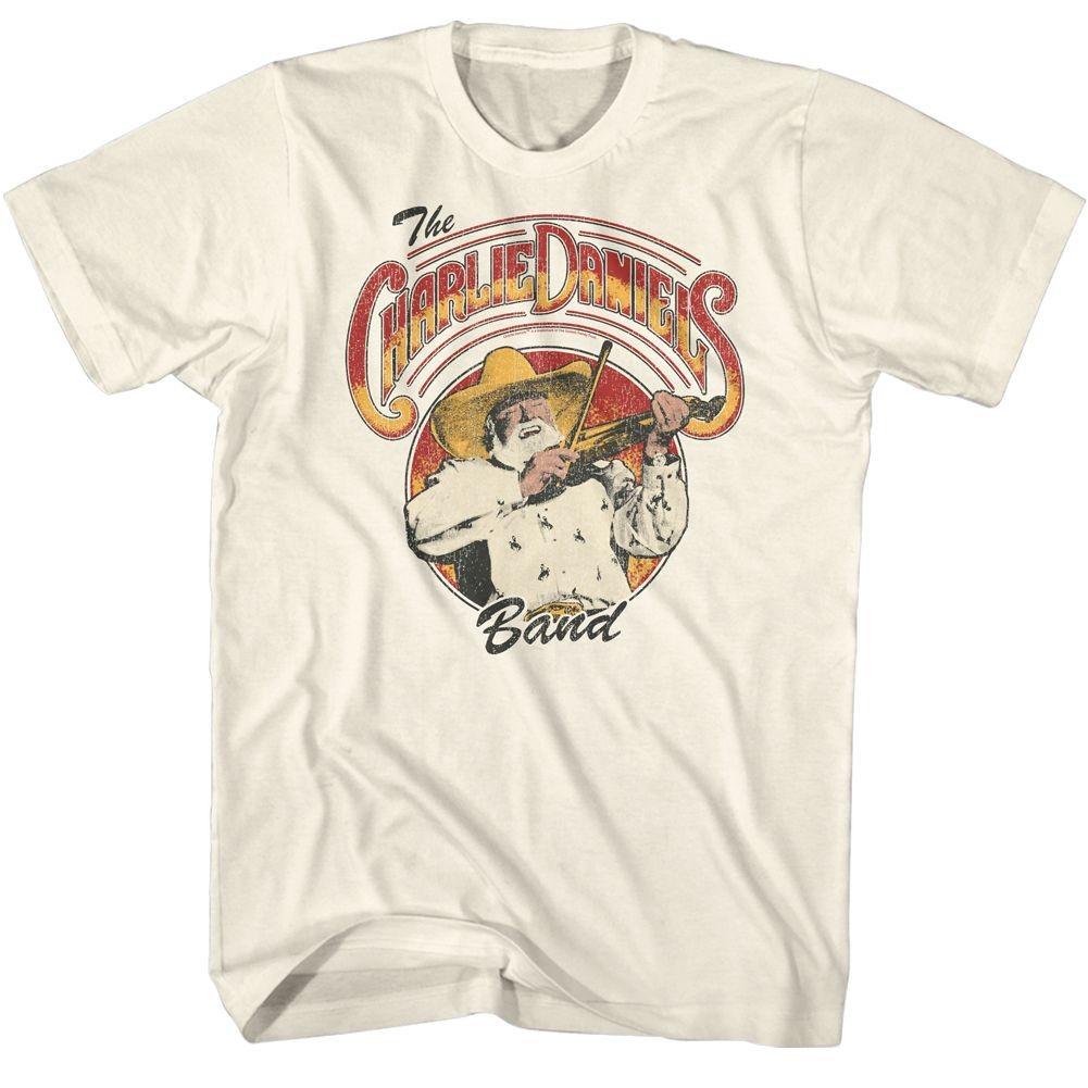 Charlie Daniels Band Logo And Fiddlin 2 Music Shirt L
