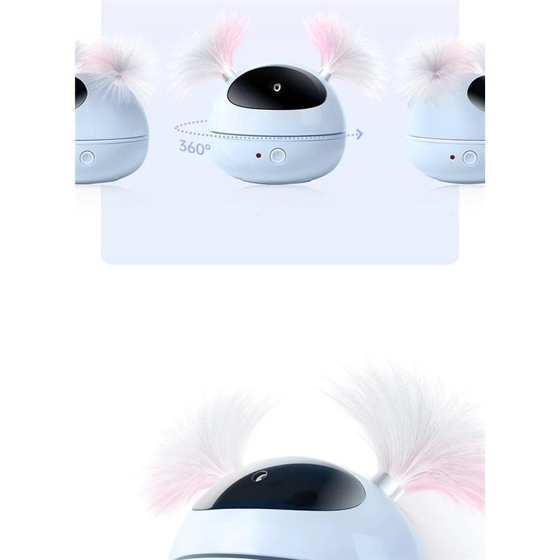 Electric Cat Toy Infrared  Light Pen Teasing Cat Stick Feather Automatic Cat Toy Self-hi Artifact Interactive Educational