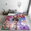Warm Soft BlanketsGirls Boys Airplane Travel Kpop Demon Hunters Saja Boys Throw Blanket  Flannel Bedspread Funny Sofa Bed Cover