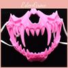 Cute Pink Tiger Resin Mask For Cosplay Character Dress Up Perfect For Halloween And Festivals