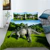 3D svět dinosaurů povlečení do ložnice povlak na přikrývku s dinosaury
