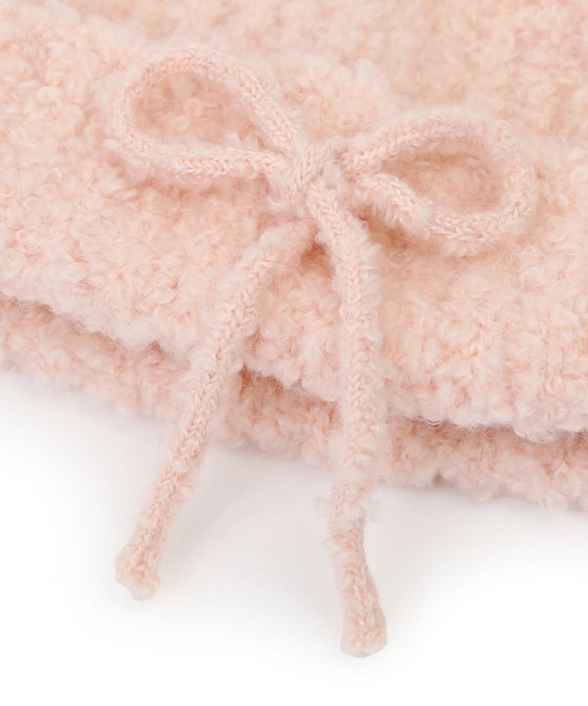 Eondeokeonteulolseutyudio Winter Ribbon Boucle Beanie Ribbon Beanie / Mohair Boucle / Pk