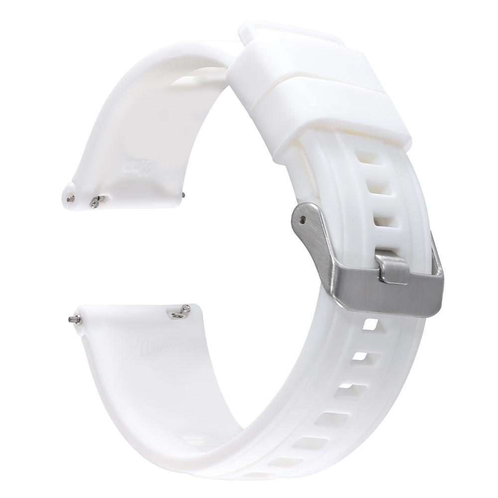 18mm 20mm 22mm Silicone Strap Waterproof Sport Bracelet for Samsung Galaxy Soft WatchBand for Huawei Gt2 Gt3 for Men Women