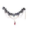 Black Sexy Women Hollow Lace Masquerade Face Mask Princess Party Cosplay Prom Props Costume Nightclub Queen Half Face Eye Mask