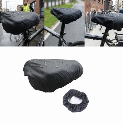 4PCS Stretchable Bicycle Seat Rain Cover Bike Rainproof Saddle Protector  Bike Protective Accessory