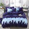 Black White Deer Animals Bedding Set Queen Double Single Size Duvet Cover Bed Sheet Pillow Case Bed Linen Set